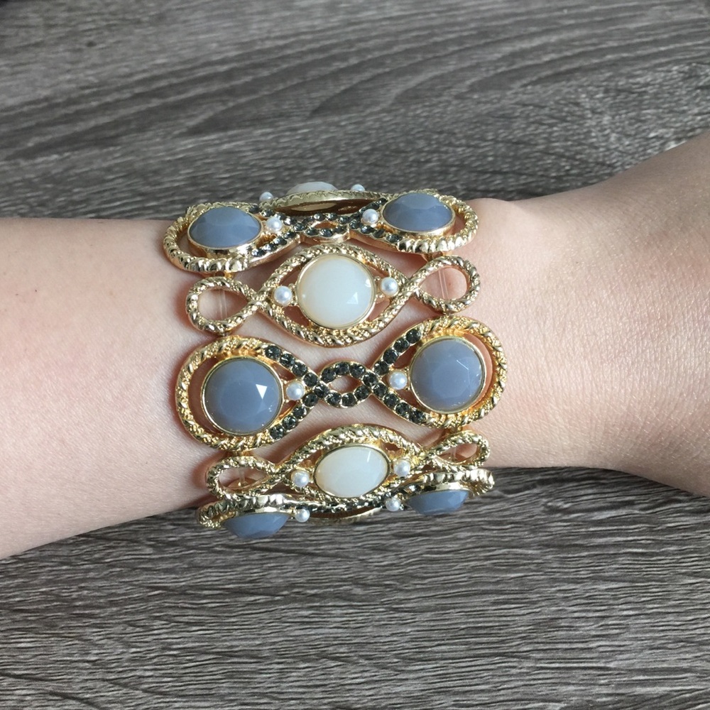INC Stretchable Wide Bracelet - Picture 8 of 8